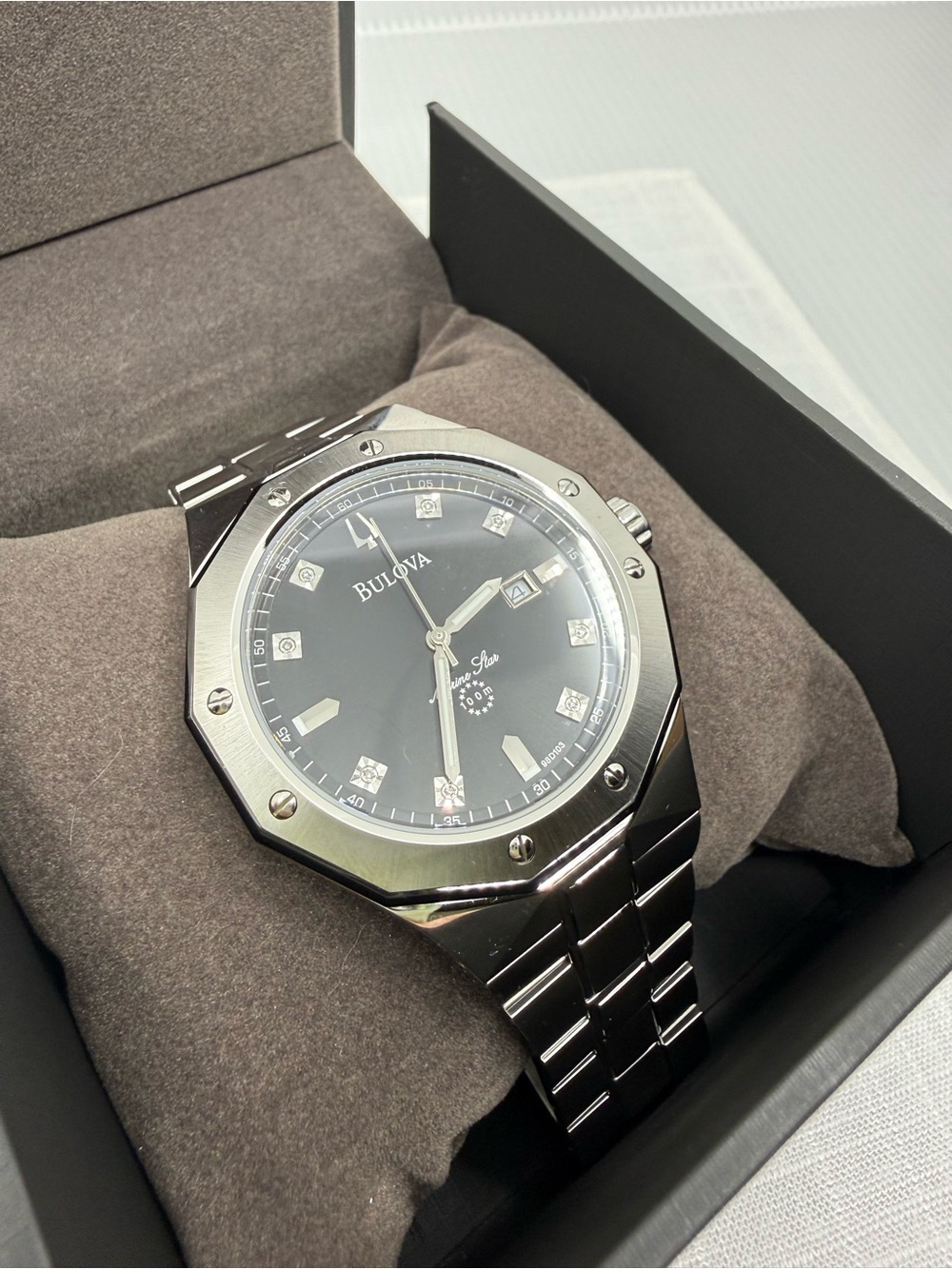 NOS 2013 Bulova “Royal Oak” Marine Star 100M 44m Quartz Watch